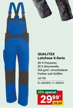 Lagerhaus QUALITEX Latzhose X-Serie Angebot