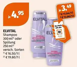 Müller ELVITAL Shampoo Angebot