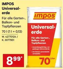Lagerhaus Graz Land impos Universal-erde Angebot