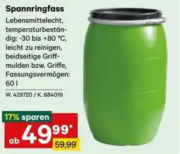 Lagerhaus Graz Land Spannringfass Angebot