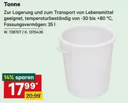 Lagerhaus Graz Land Tonne Angebot
