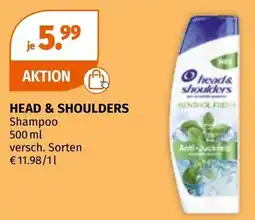 Müller Head & Shoulders Shampoo Angebot