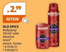 Müller Old Spice Bodyspray Angebot
