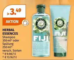Müller Herbal Essences Shampoo Angebot