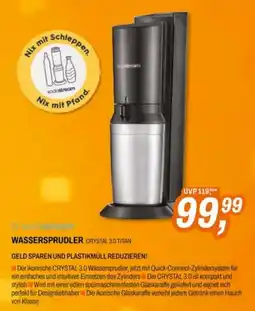 Expert sodastream WASSERSPRUDLER CRYSTAL 3.0 TITAN Angebot