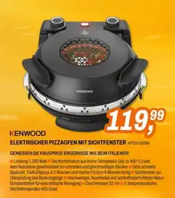 Expert Kenwood Elektrischer Pizzaofen mit Sichtfenster Angebot