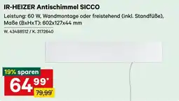 Lagerhaus IR-HEIZER Antischimmel SICCO Angebot