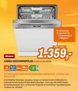 Expert Miele Einbau-Geschirrspüler G713SCI AD 125 Edition Angebot