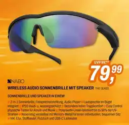 Expert NABO Wireless Audio Sonnenbrille mit Speaker The Glass Angebot