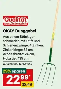 Lagerhaus Graz Land OKAY Dunggabel Angebot