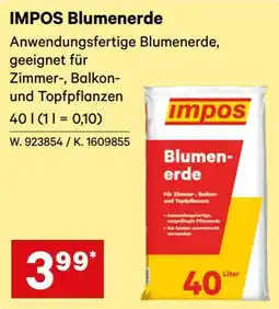 Lagerhaus IMPOS Blumenerde Angebot