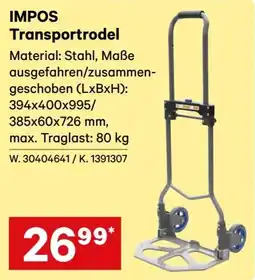 Lagerhaus IMPOS Transportrodel Angebot