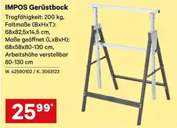 Lagerhaus IMPOS Gerüstbock Angebot