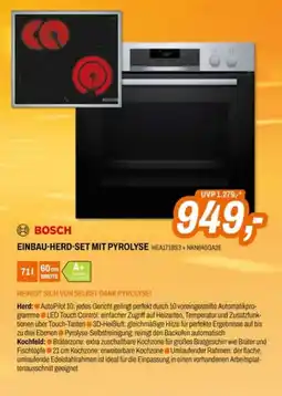 Expert Bosch Einbau-Herd-Set mit Pyrolyse Angebot