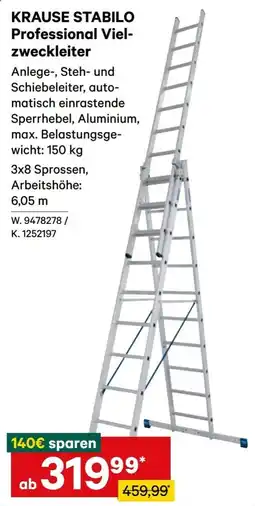 Lagerhaus Krause Stabilo Professional Vielzweckleiter Angebot