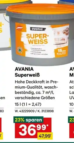 Lagerhaus Avania Superweiß Angebot
