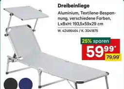 Lagerhaus Graz Land Dreibeinliege Angebot