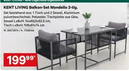 Lagerhaus KENT LIVING Balkon-Set Mondello 3-tlg. Angebot