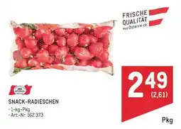 Metro Snack Radieschen Angebot