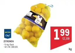 Metro ZITRONEN Angebot