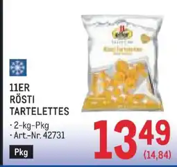 Metro 11ER RÖSTI TARTELETTES Angebot