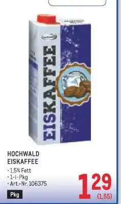 Metro HOCHWALD EISKAFFEE Angebot