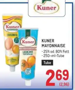 Metro Kuner Mayonnaise Angebot