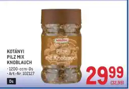 Metro KOTÁNYI PILZ MIX KNOBLAUCH Angebot