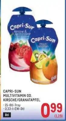 Metro CAPRI-SUN MULTIVITAMIN OD. KIRSCHE/GRANATAPFEL Angebot