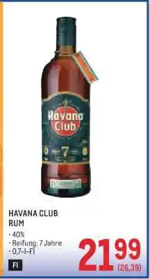 Metro Havana Club Rum Angebot