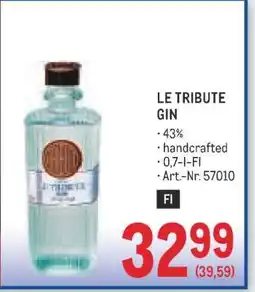 Metro LE TRIBUTE GIN Angebot