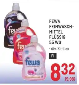Metro FEWA FEINWASCHMITTEL FLÜSSIG 55 WG Angebot