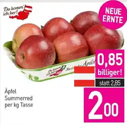 Sutterlüty Äpfel Summerred Angebot