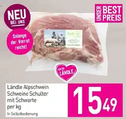 Sutterlüty Ländle Alpschwein Schweine Schulter mit Schwarte Angebot