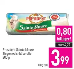 Sutterlüty President Sainte Maure Ziegenweichkäserolle Angebot