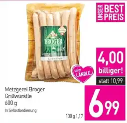 Sutterlüty Metzgerei Broger Grillwürstle Angebot