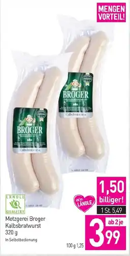 Sutterlüty Metzgerei Broger Kalbsbratwurst Angebot