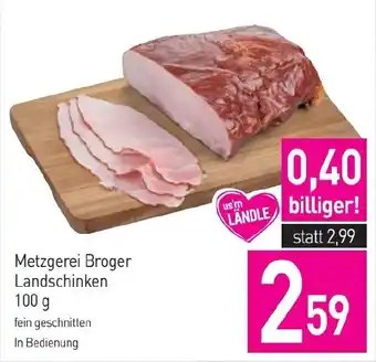 Sutterlüty Metzgerei Broger Landschinken Angebot