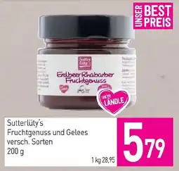 Sutterlüty Sutterlüty's Fruchtgenuss und Gelee Angebot