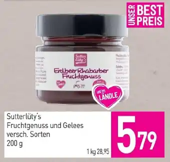 Sutterlüty Sutterlüty's Fruchtgenuss und Gelee Angebot
