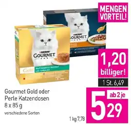 Sutterlüty Gourmet Gold oder Perle Katzendosen Angebot