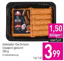 Sutterlüty Hofstädter Die Grillerei Cevapcici gewürzt Angebot