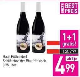 Sutterlüty Haus Pöttelsdorf Schilfschneider Blaufränkisch Angebot
