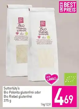 Sutterlüty Sutterlüty's Bio Polenta glutenfrei oder Bio Riebel glutenfrei Angebot
