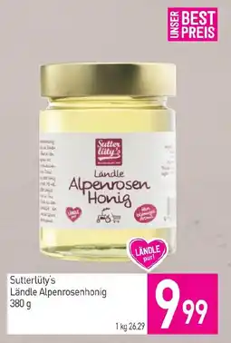 Sutterlüty Sutterlüty's Ländle Alpenrosenhonig Angebot