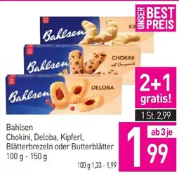 Sutterlüty Bahlsen Chokini, Deloba, Kipferl, Blätterbrezeln oder Butterblätter Angebot