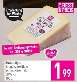 Sutterlüty Sutterlüty's Bregenzerwälder Schnittkäse mild Angebot