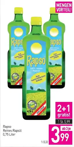 Sutterlüty Rapso Reines Rapsöl Angebot