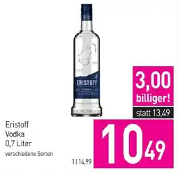 Sutterlüty Eristoff Vodka Angebot