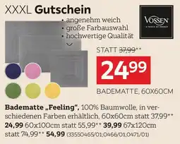 XXXLutz Vossen badematte Angebot